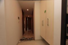 下駄箱付の玄関です。